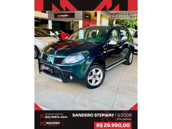 RENAULT SANDERO 1.6 STEPWAY 16V FLEX 4P MANUAL